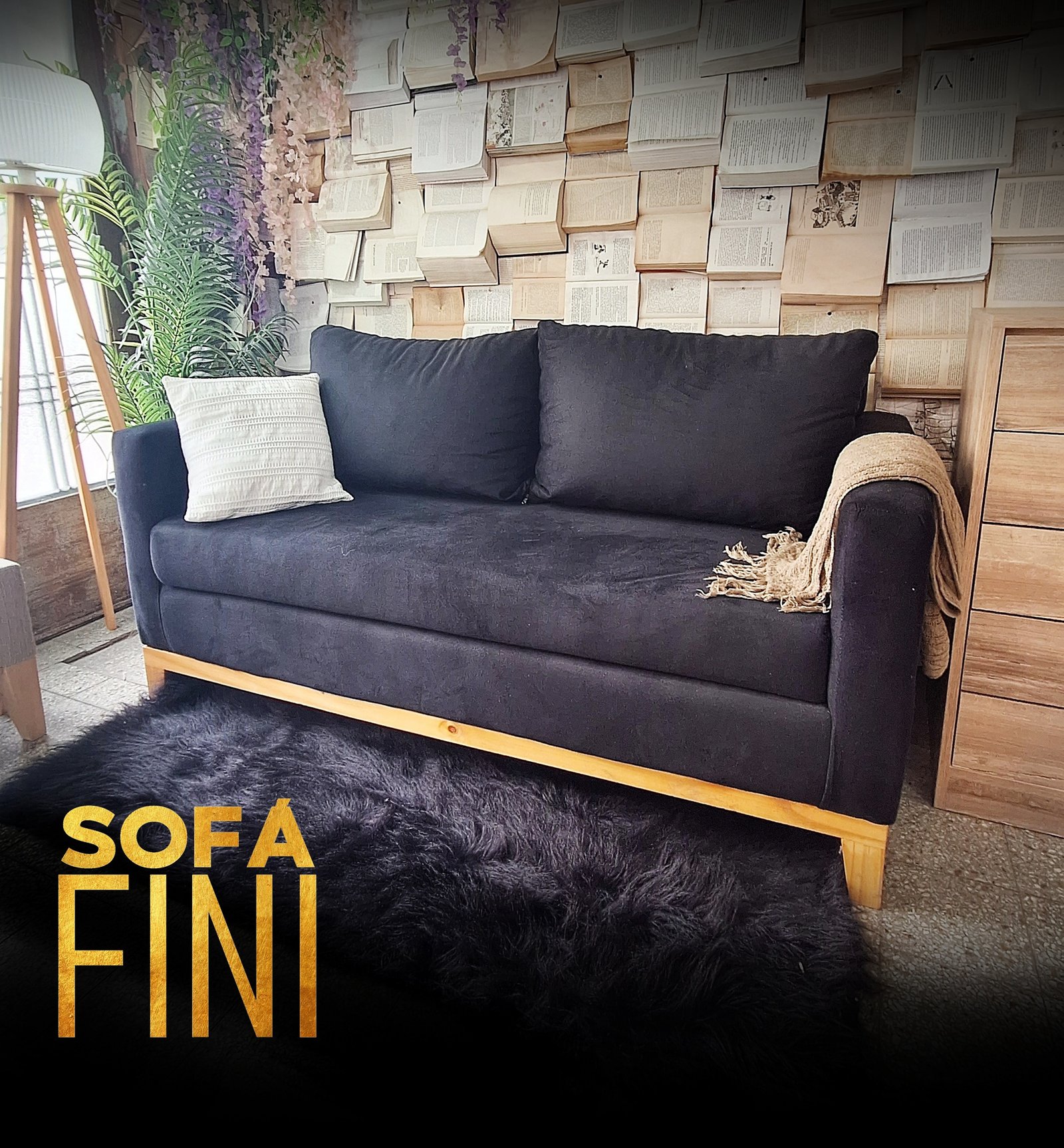 Sofá Living 2 cuerpos Modelo Fini