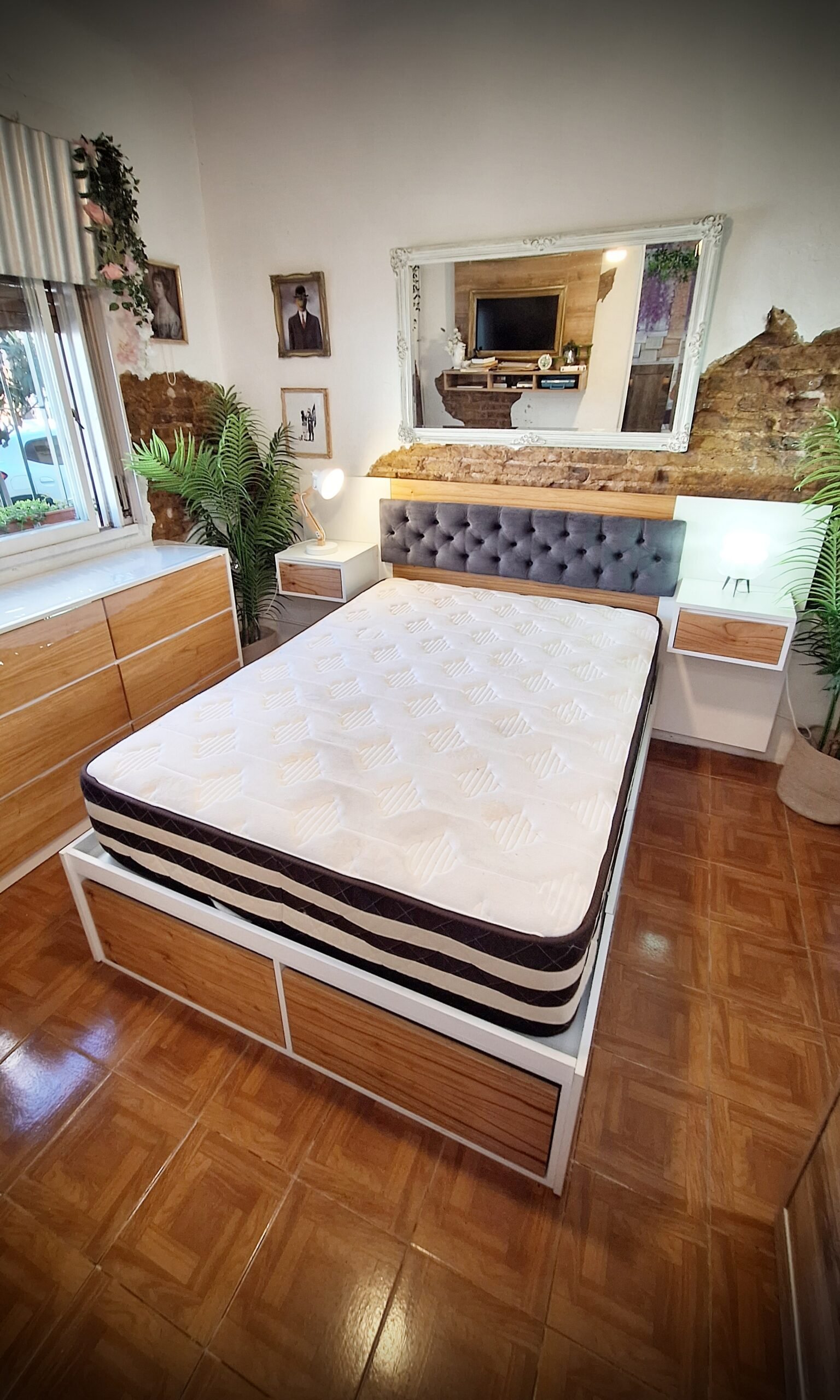 Cama Modelo Boti 4/6/8 Paraiso - Imagen 2