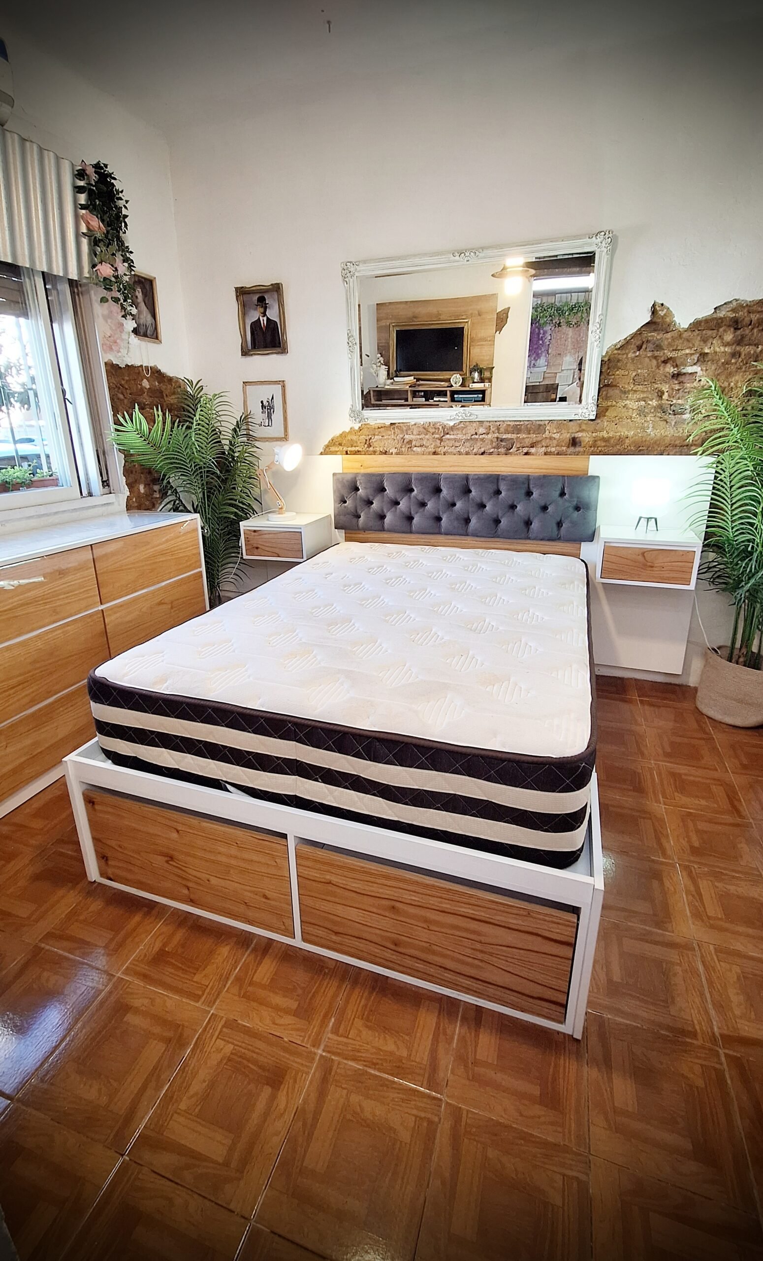 Cama Modelo Boti 4/6/8 Paraiso - Imagen 3