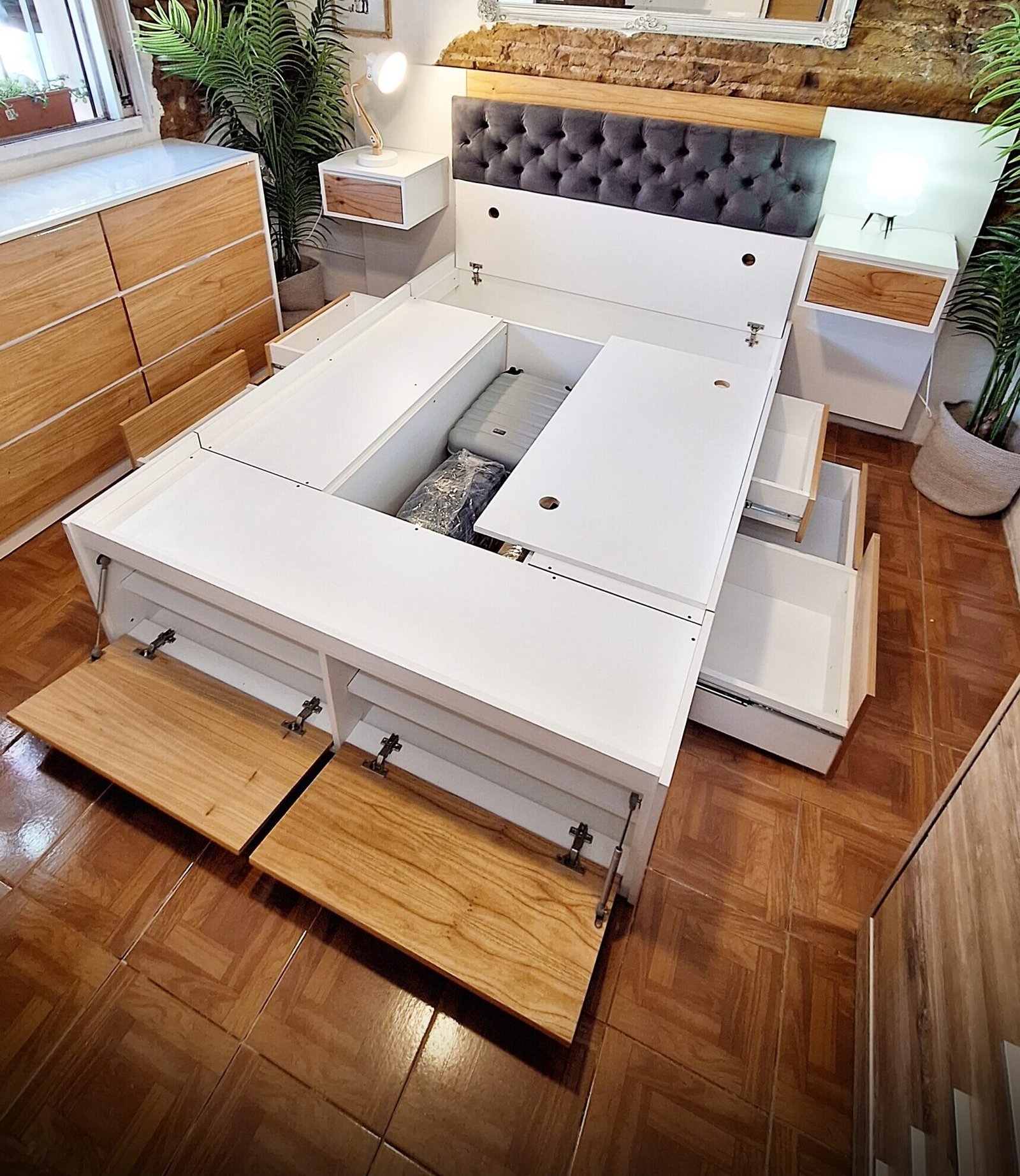 Cama Modelo Boti 4/6/8 Paraiso